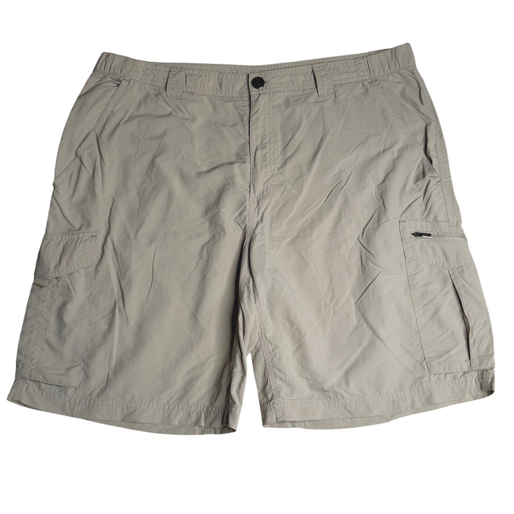 Columbia Silver Ridge Hiking Cargo Shorts Tan Mens 38W